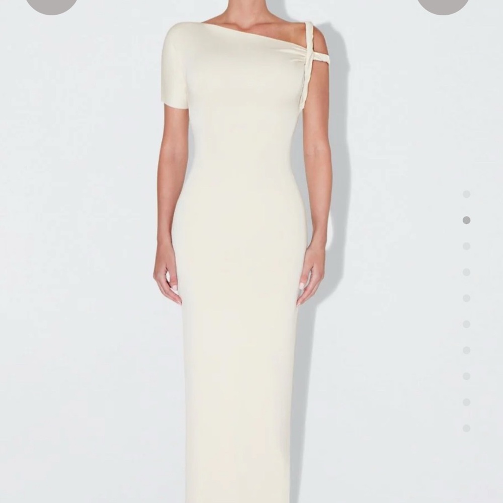 Khy sueded stretch twist maxi dress